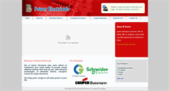 Desktop Screenshot of powerelectricalsindia.com